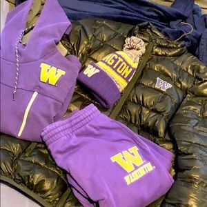 WASHINGTON HUSKIES winter Fan Bundle package